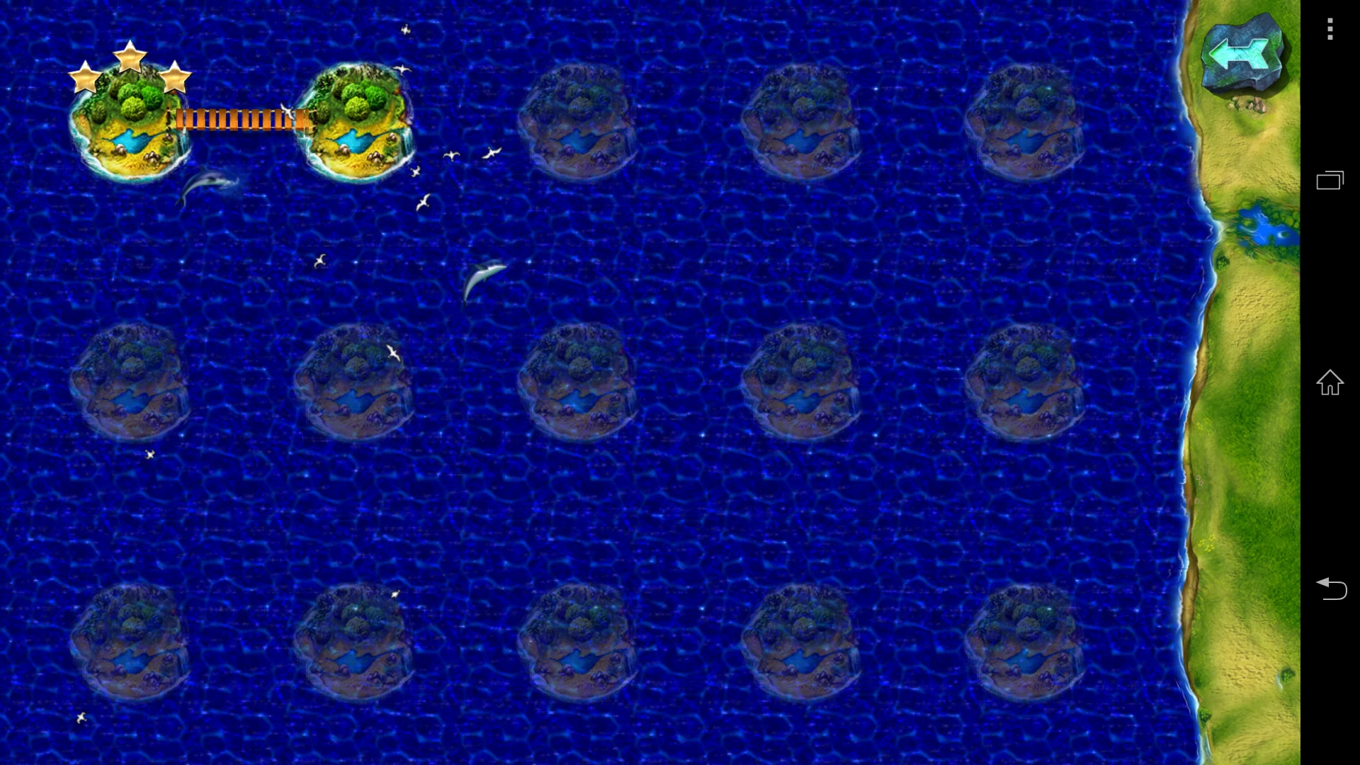 Bridges: Hashiwokakero puzzle screenshot